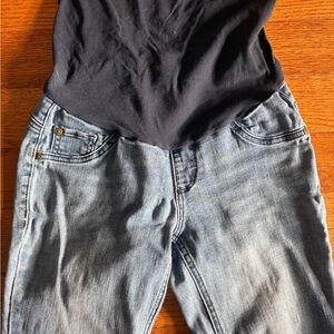 Indigo Blue Maternity Light Blue Denim Jeans